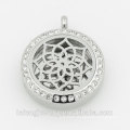 Wholesale jewelry 20mm/25mm/30mm high polished oil pendant diffuser locket